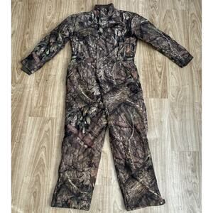 Field & Stream Insulated Camo Hunting Suit Coveralls Men’s Medium Mossy Oak